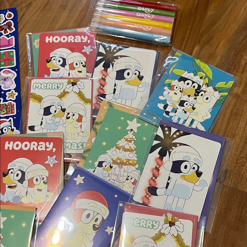 Bluey Holiday Card Set - Picture 5 of 5
